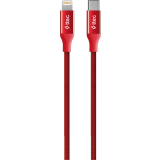 Кабель USB Type-C - Lightning, 1.5м, ttec 2DK41K Red