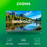 ЖК телевизор Digma 43" DM-LED43UBB41