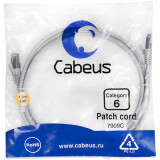 Патч-корд Cabeus PC-FTP-RJ45-Cat.6-1.5m-LSZH, 1.5м