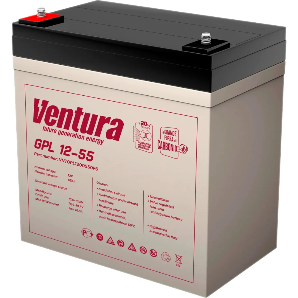 Аккумуляторная батарея Ventura GP 12-55 - VNTGPL1200550F6