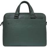 Сумка для ноутбука Piquadro Two-Handle Briefcase 15.6" Green (CA3339B3/VEVE)