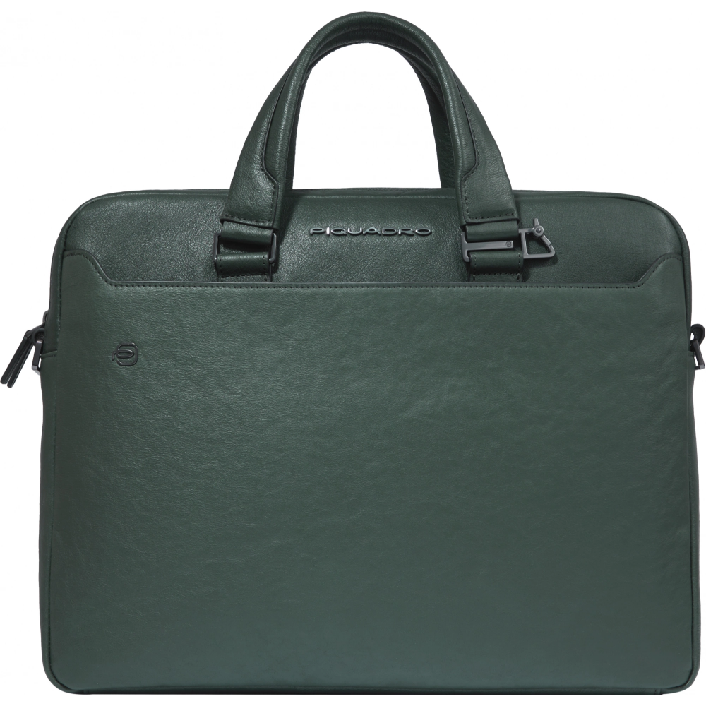 Сумка для ноутбука Piquadro Two-Handle Briefcase 15.6" Green (CA3339B3/VEVE)