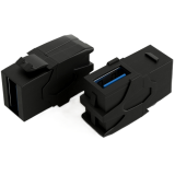 Вставка USB Hyperline KJ1-USB-VA3-BK