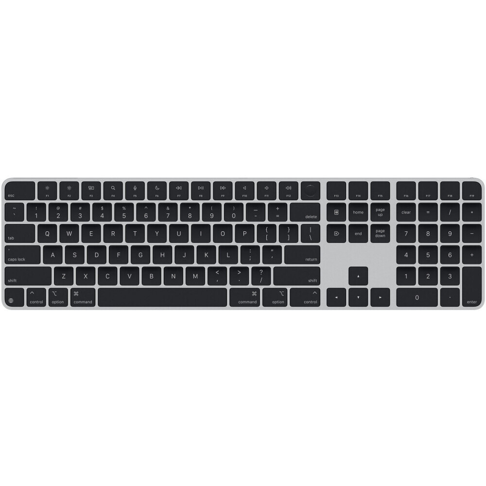 Клавиатура Apple Magic Keyboard with Touch ID and Numeric Keypad Black Keys (MMMR3ZA/A)