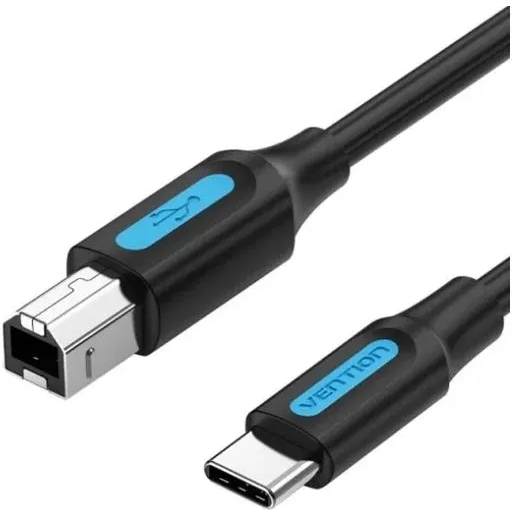 Кабель USB B (M) - USB Type-C, 1.5м, Vention CQUBG