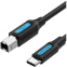 Кабель USB B (M) - USB Type-C, 1.5м, Vention CQUBG