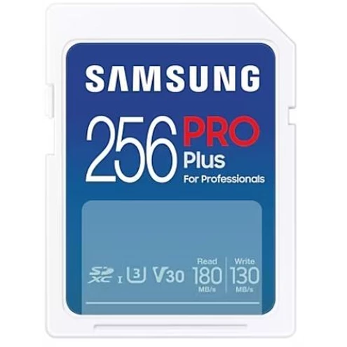 ..... Карта памяти 256Gb SD Samsung PRO Plus (MB-SD256S), Б/У, повреждена упаковка - MB-SD256S/EU