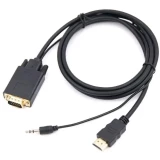 Кабель HDMI (M) - VGA (M), 1.8м, PREMIER 5-983AU 1.8