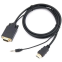 Кабель HDMI (M) - VGA (M), 3м, PREMIER 5-983AU 3.0