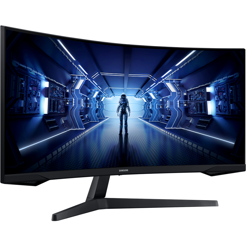 ..... Монитор Samsung 34" C34G55TWWI Odyssey G5 (2817), Б/У - LC34G55TWWIXCI