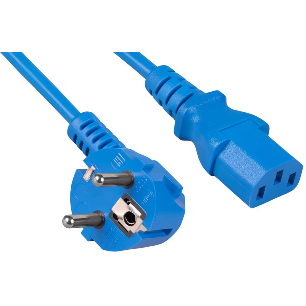 Кабель питания Schuko - IEC-320-C13, 1.8м, Cablexpert PC-186-VDE-B-1.8M