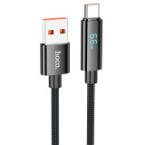 Кабель USB - USB Type-C, 1.2м, HOCO U125 Black (6942007611916)