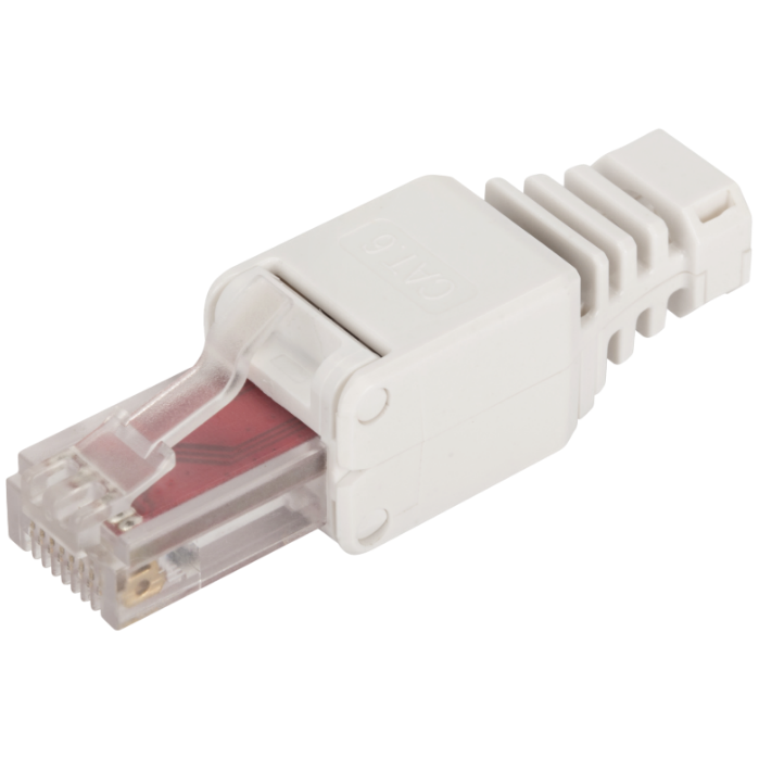 Коннектор RJ-45 Lanmaster LAN-TMP-U6A-WH