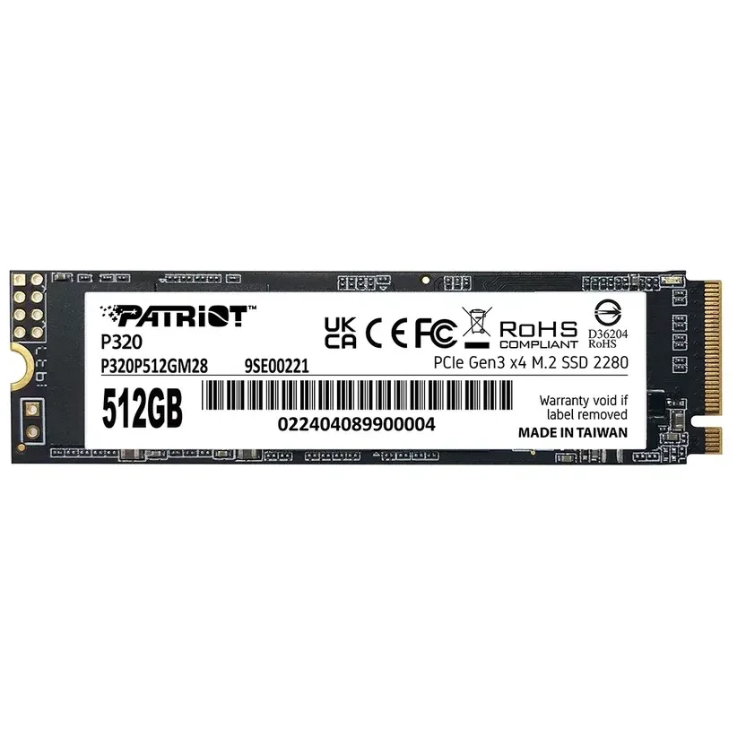 Накопитель SSD 512Gb Patriot P320 (P320P512GM28)