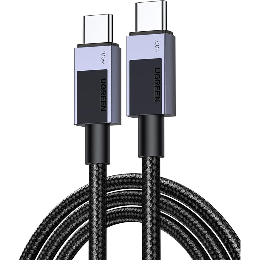 Кабель USB Type-C - USB Type-C, 2м, UGREEN L512 Black - 45064