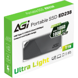 Внешний накопитель SSD 1Tb AGI ED238 (AGI1T0G33ED238)