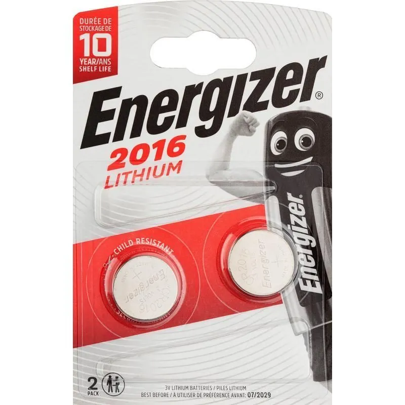 Батарейка Energizer (CR2016, 2 шт.) - E301021902