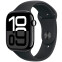 Умные часы Apple Watch Series 10 46mm Jet Black Aluminum Case with Black Sport Band M/L (MWWQ3LW/A)