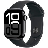 Умные часы Apple Watch Series 10 42mm Jet Black Aluminum Case with Black Sport Band M/L (MWWF3LW/A)