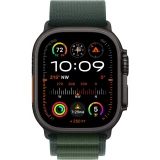 Умные часы Apple Watch Ultra 2 49mm Black Titanium Case with Dark Green Alpine Loop Medium (MX4R3) (MX4R3ZP/A)