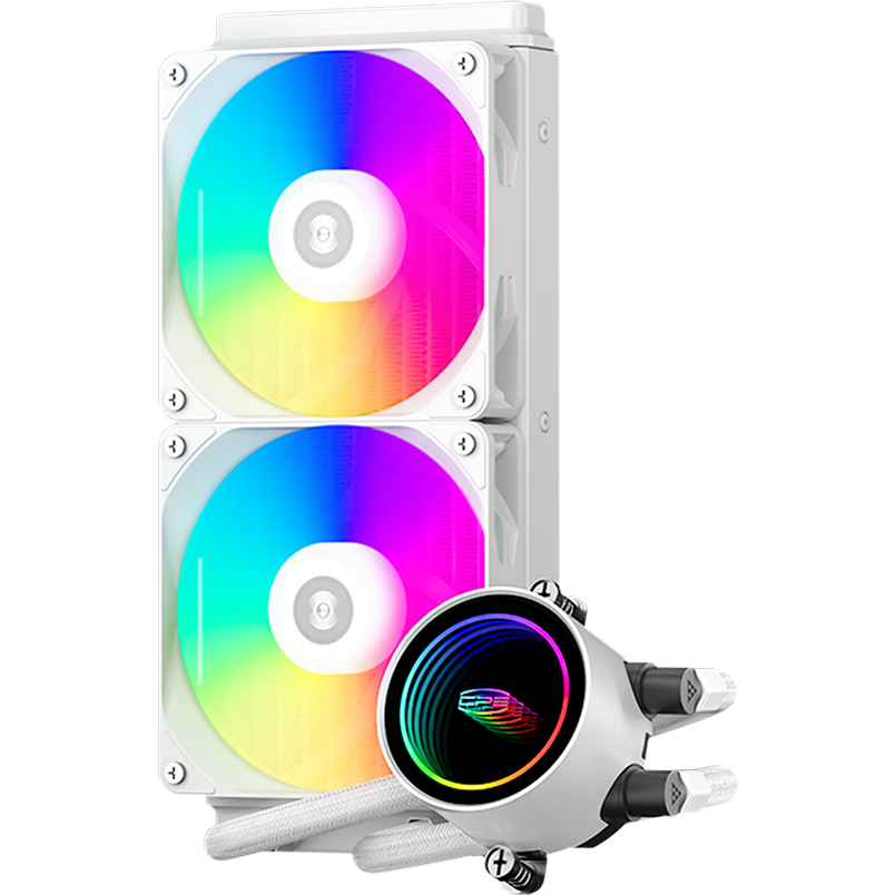 Система жидкостного охлаждения PCcooler DA240 ARGB White - DA240 ARGB WH