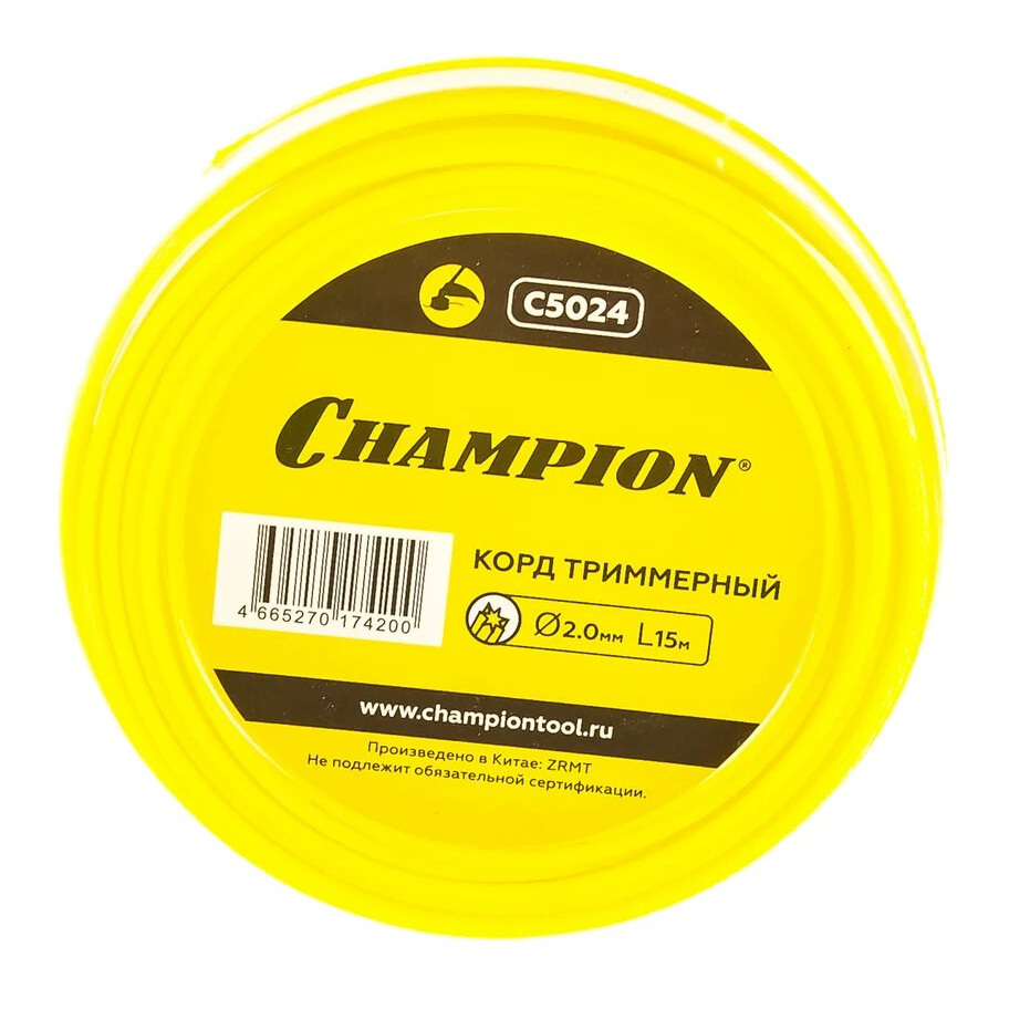 Леска для триммера CHAMPION C5024