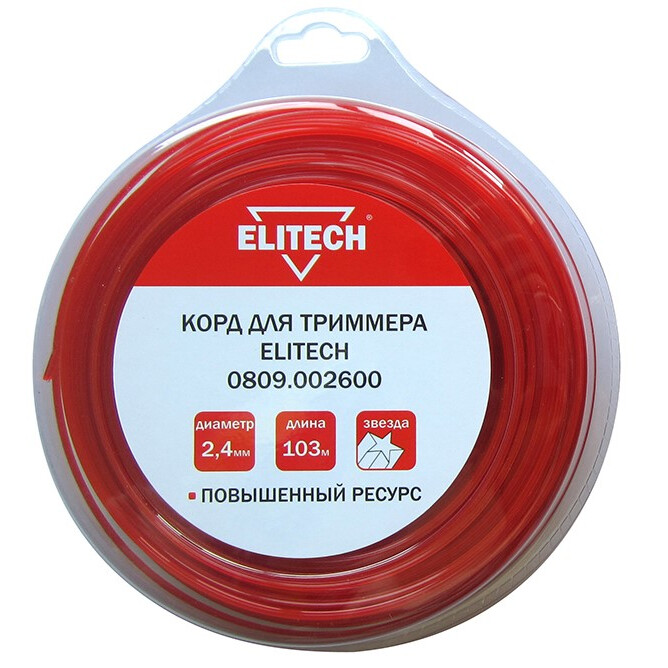 Леска для триммера Elitech 0809.002600