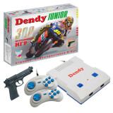 Игровая консоль Dendy Junior White + световой пистолет (300 встроенных игр) (DJ-G-300)