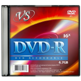 Диск DVD+R VS 4.7Gb 16x Slim Case (VSDVDPRSL01)