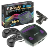 Игровая приставка Dendy King (260 встроенных игр + световой пистолет) (DK-G-260)