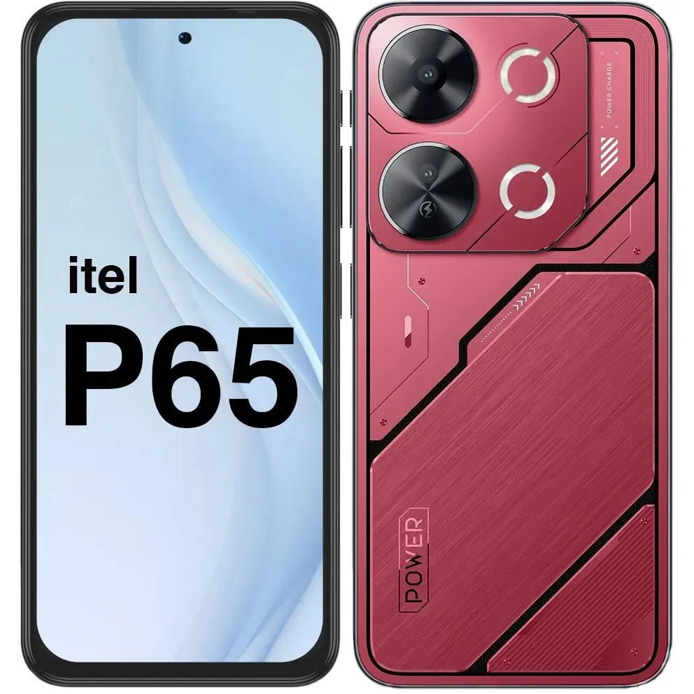 Смартфон itel P65 6/256Gb Cyber Red (P671LN) - 10060061