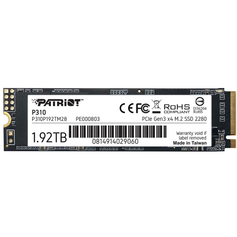 Накопитель SSD 1.92Tb Patriot P310 (P310P192TM28)