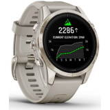 Умные часы Garmin Epix Pro (Gen 2) 42mm Sapphire Soft Gold with Light Sand Band (010-02802-11)