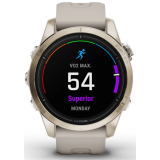 Умные часы Garmin Epix Pro (Gen 2) 42mm Sapphire Soft Gold with Light Sand Band (010-02802-11)