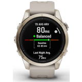 Умные часы Garmin Epix Pro (Gen 2) 42mm Sapphire Soft Gold with Light Sand Band (010-02802-11)