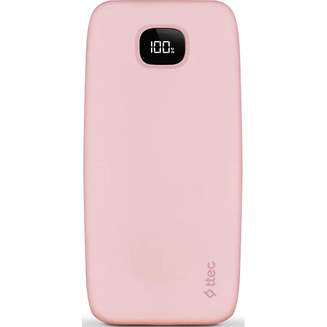 Внешний аккумулятор ttec ChargeUp Pro LCD 10.000 Pink - 2BB209TP