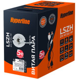 Бухта Hyperline UUTP4R-C5E-S24-IN-LSZH-GY-305, 305м