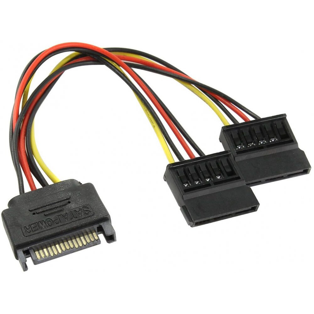 Разветвитель SATA - 2 x SATA, 0.15м, Orient C573 - 30573