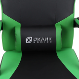 Игровое кресло Oklick Spirit Black/Green (2006739)