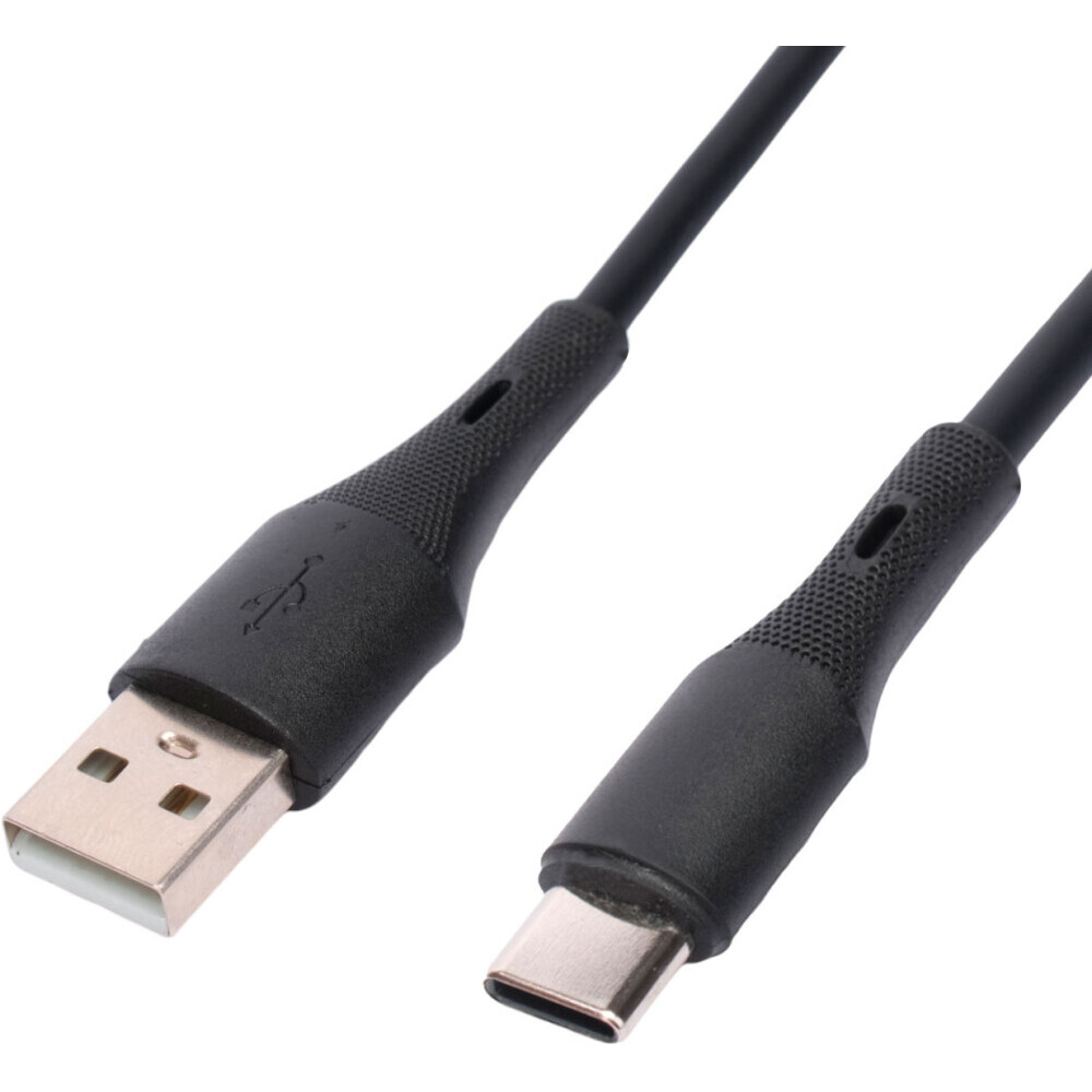 Кабель USB - USB Type-C, 1м, Cablexpert CC-USB2S-AMCM-1M-BK