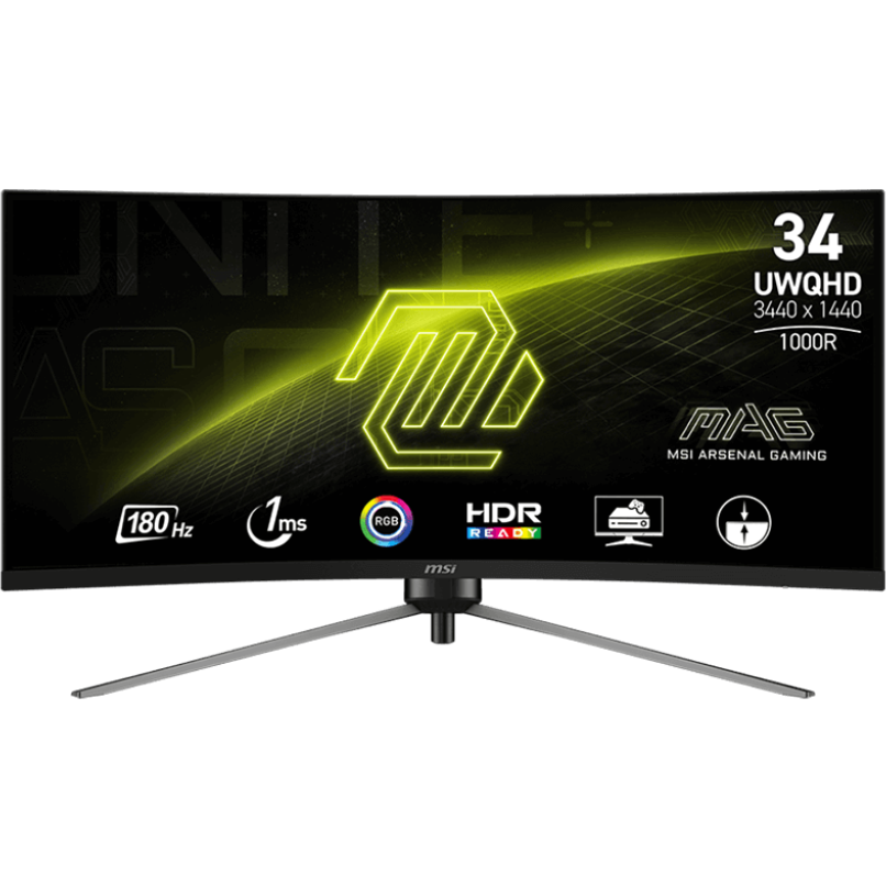 Монитор MSI 34" MAG 345CQR - 9S6-3DD14H-022