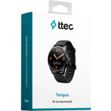 Умные часы ttec Tempus 35mm Circular Metal Casing Black (2SW02)