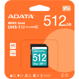 Карта памяти 512Gb SD ADATA Premier Pro (ASDX512GUI3V30S-R)