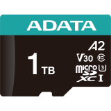 Карта памяти 1Tb MicroSD ADATA Premier Pro + SD адаптер (AUSDX1TUI3V30SA2-RA1)