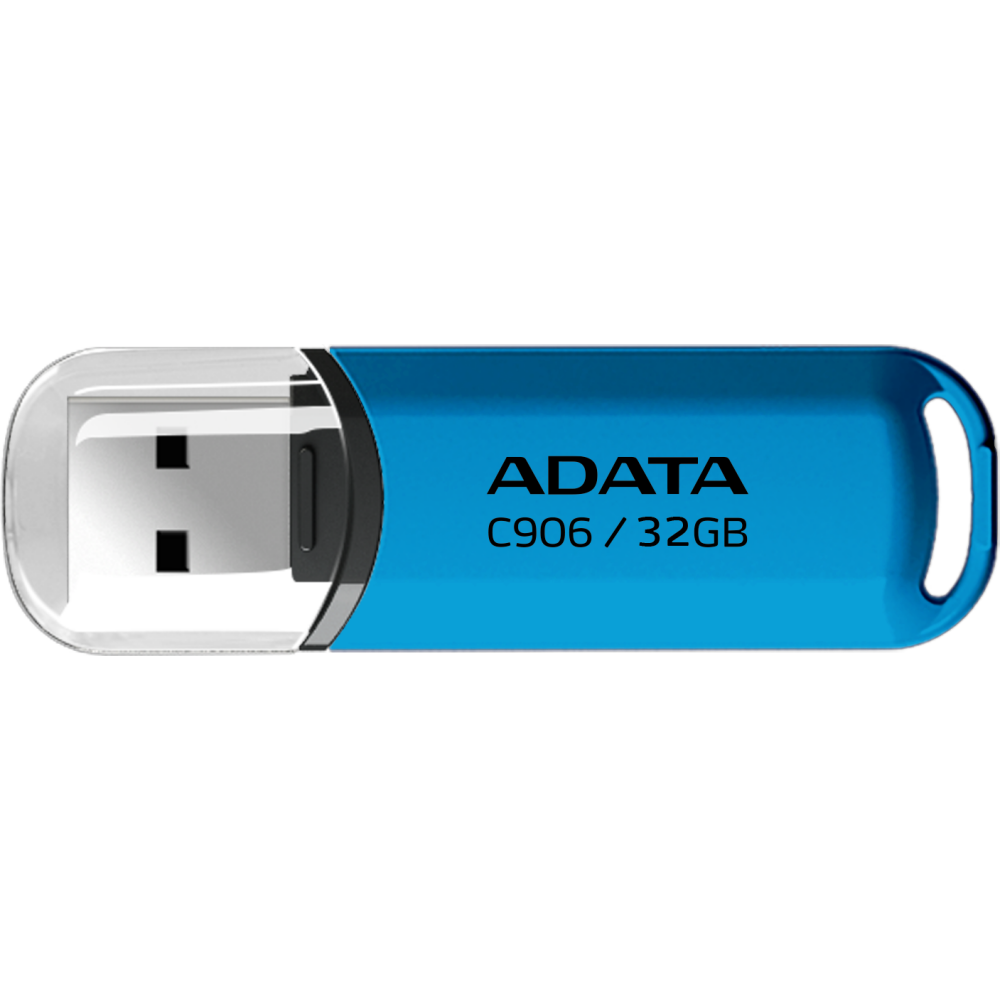 USB Flash накопитель 32Gb ADATA C906 Blue - AC906-32G-RWB