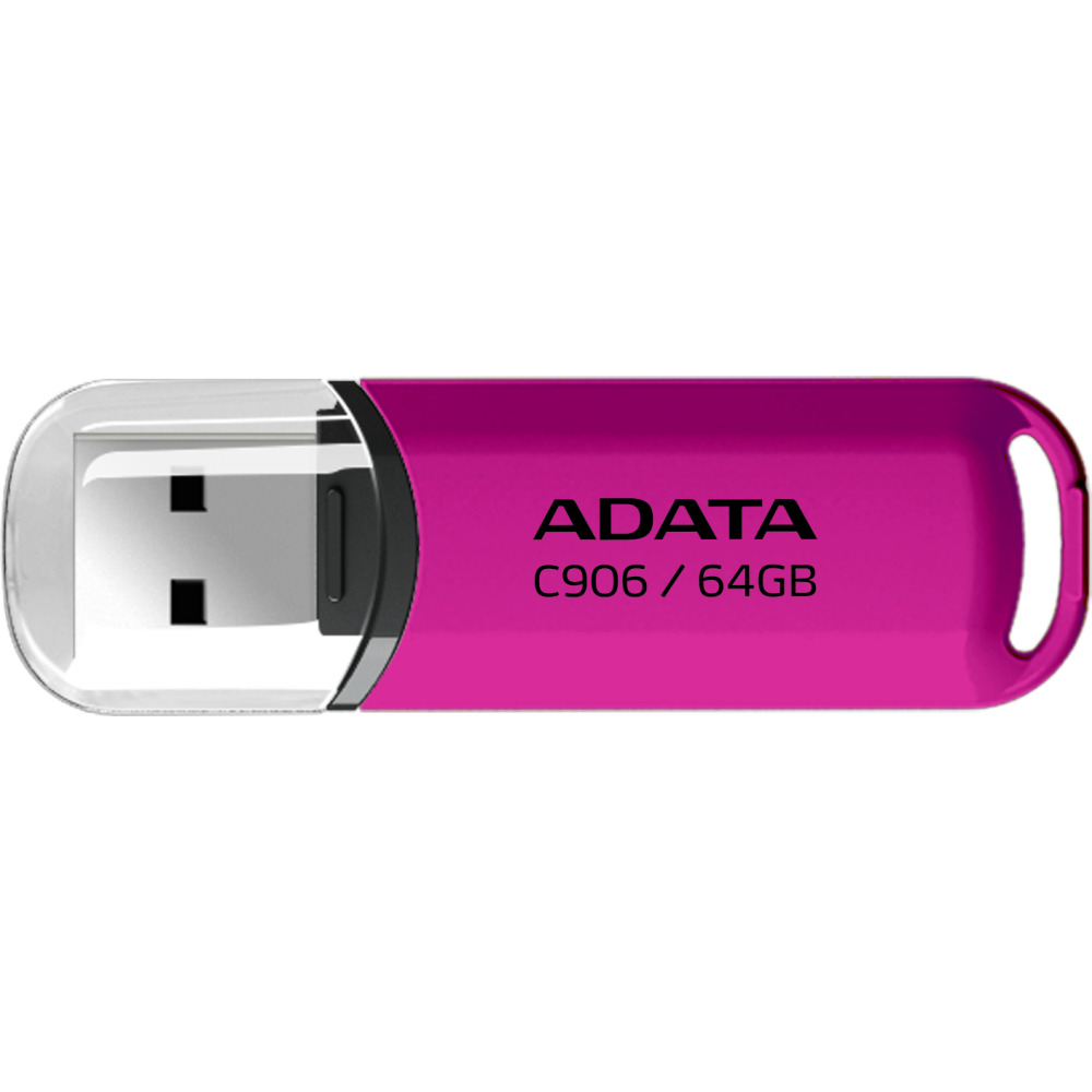 USB Flash накопитель 64Gb ADATA C906 Purple - AC906-64G-RPP