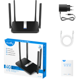 Wi-Fi маршрутизатор (роутер) Cudy LT500 Black