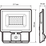 Прожектор JazzWay PFL-C3 SENSOR 50W (5026940A)