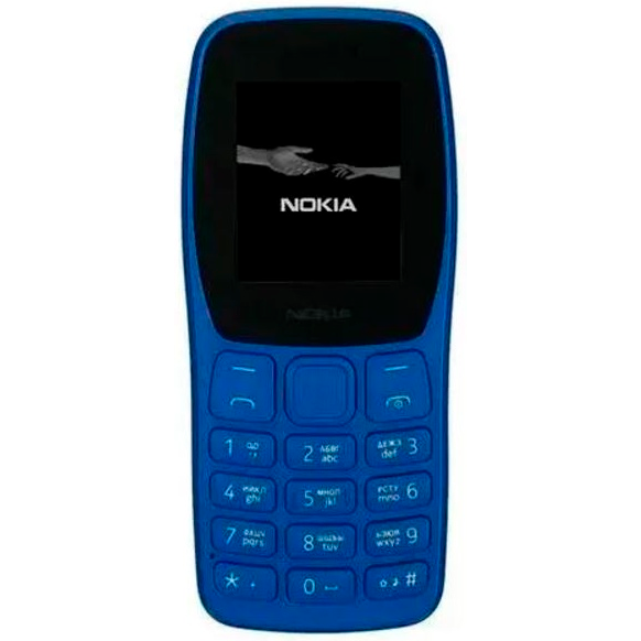 Телефон Nokia 105 Dual Sim Blue (TA-1416) - SP01Z07Z1950Y