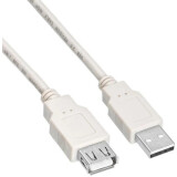 Кабель удлинительный USB A (M) - USB A (F), 1.5м, KingPrice KP-AMAF-V2-1.5M